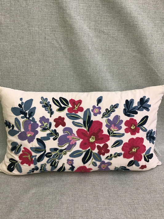 Pretty! LuxeHabitat Floral Throw Pillow