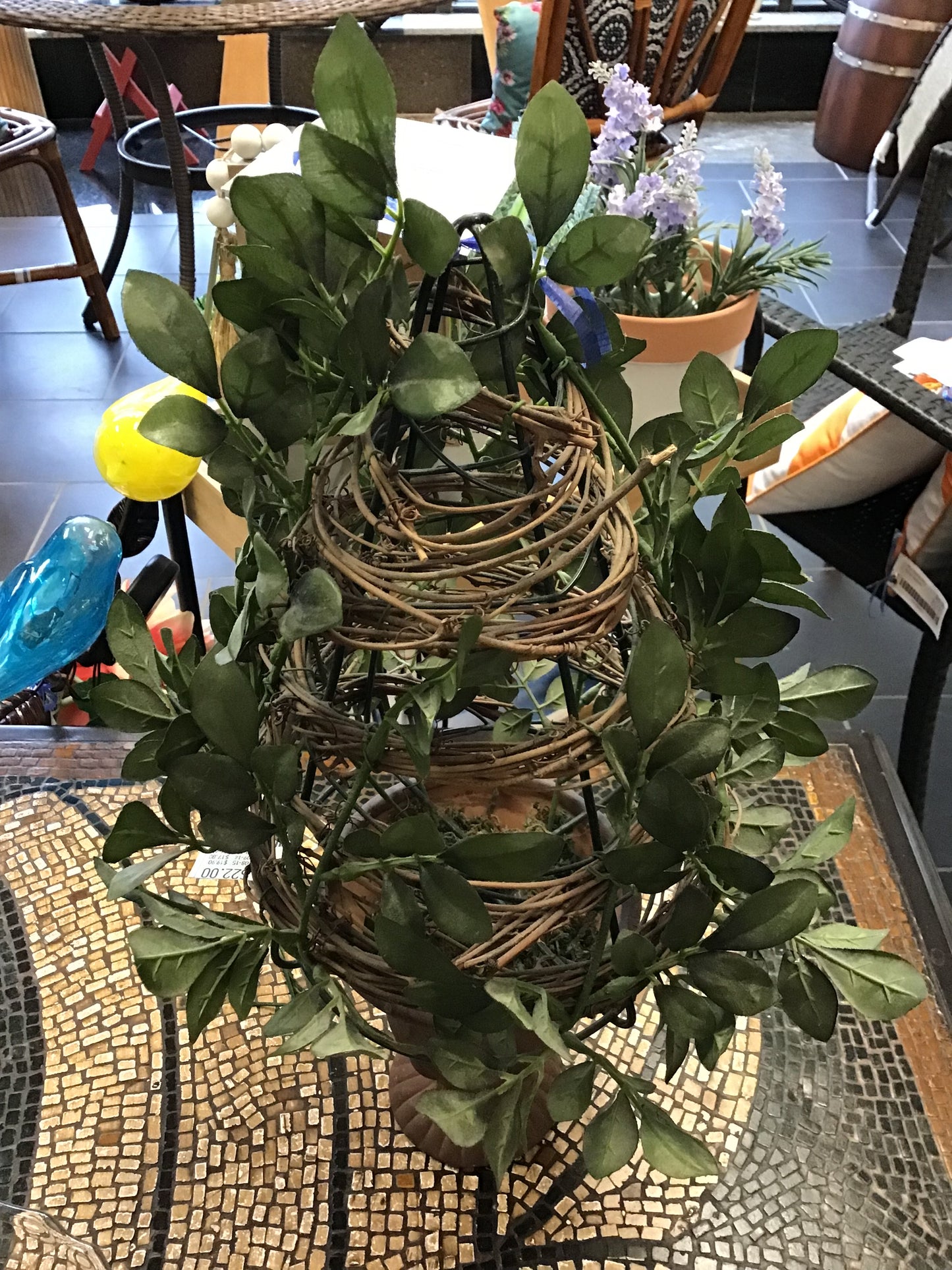 Decorative Faux Plant in Planter