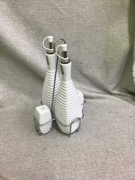 Verdici Oil, Vinegar, Salt & Pepper Set