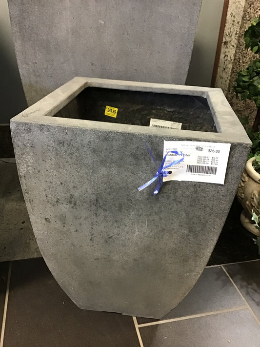 Small Grey Outdoor Planter
