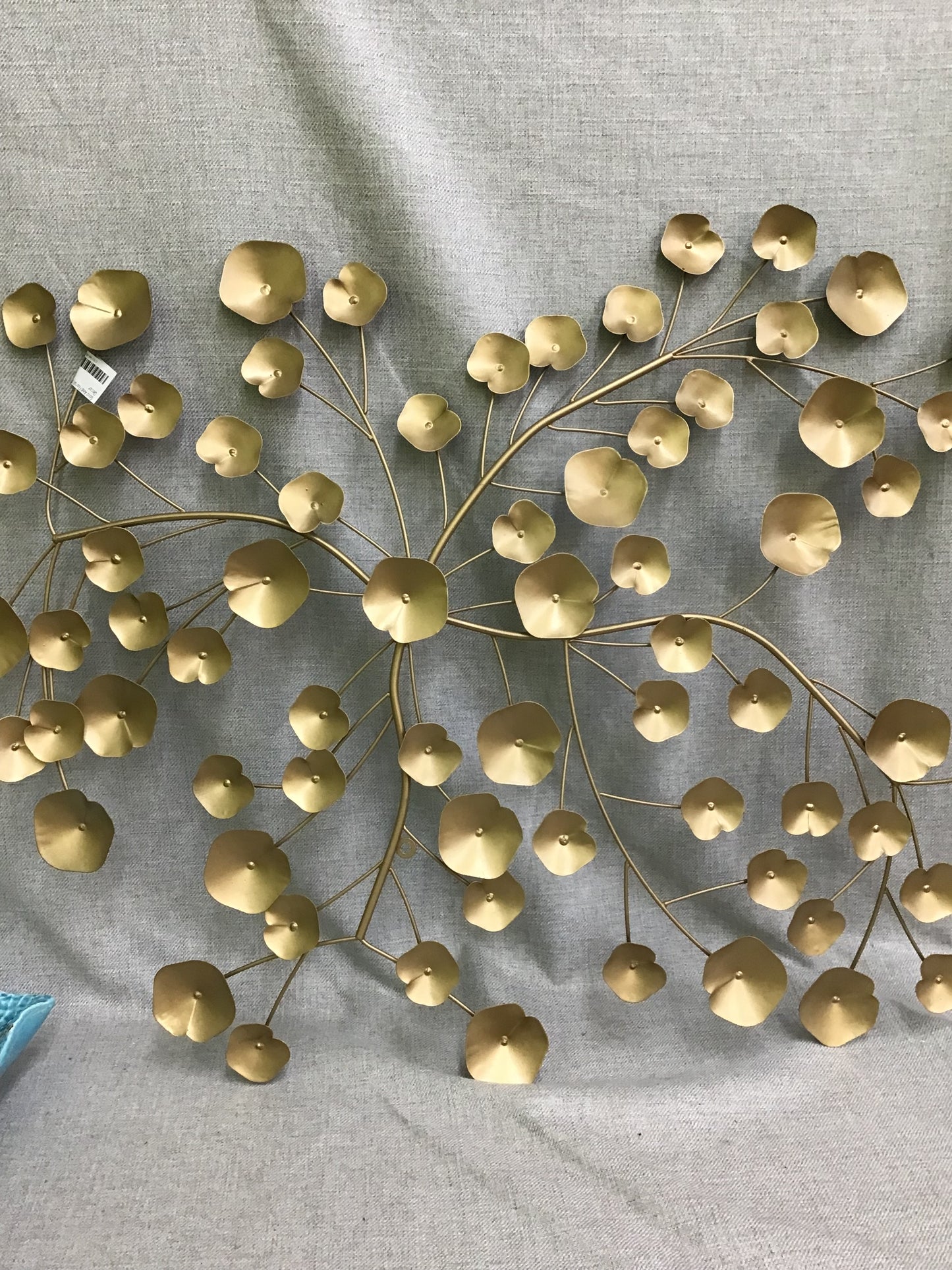 Gold And Floral Wall Decor