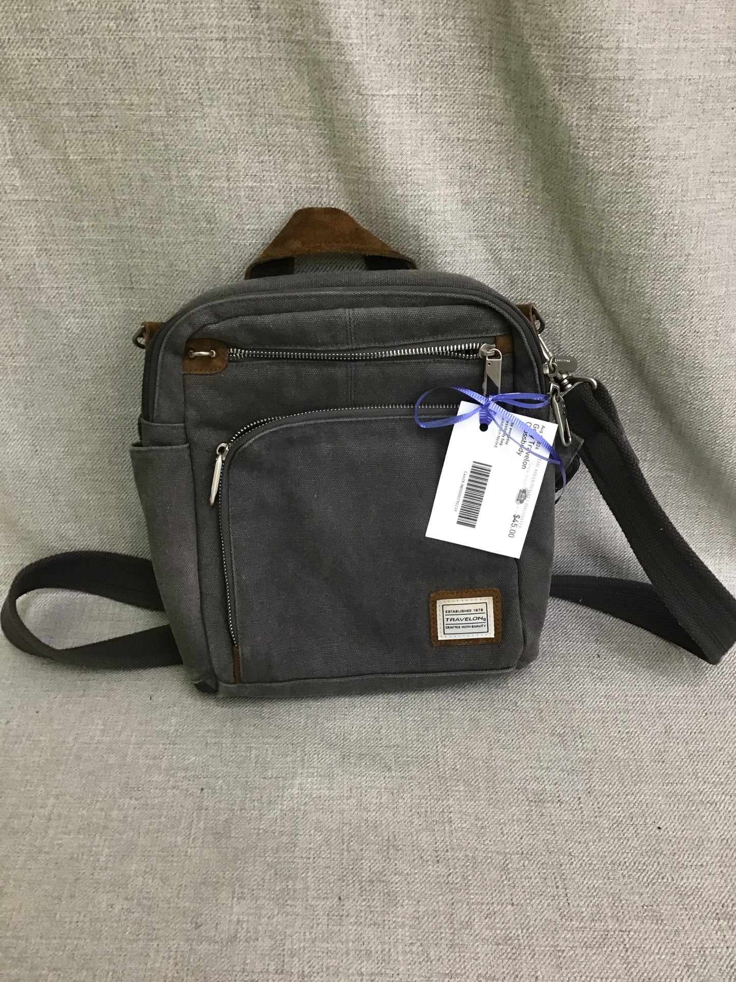 Grey Travelon Crossbody