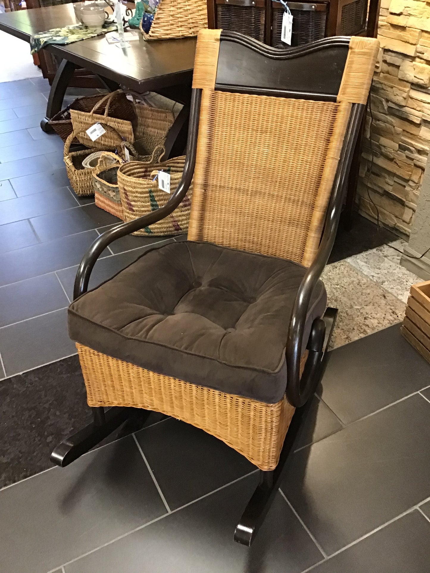Pier 1 Imports Wicker Rocking Chair