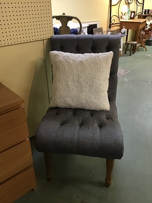 Alton Furniture Group Grey Tufted Dining Chair