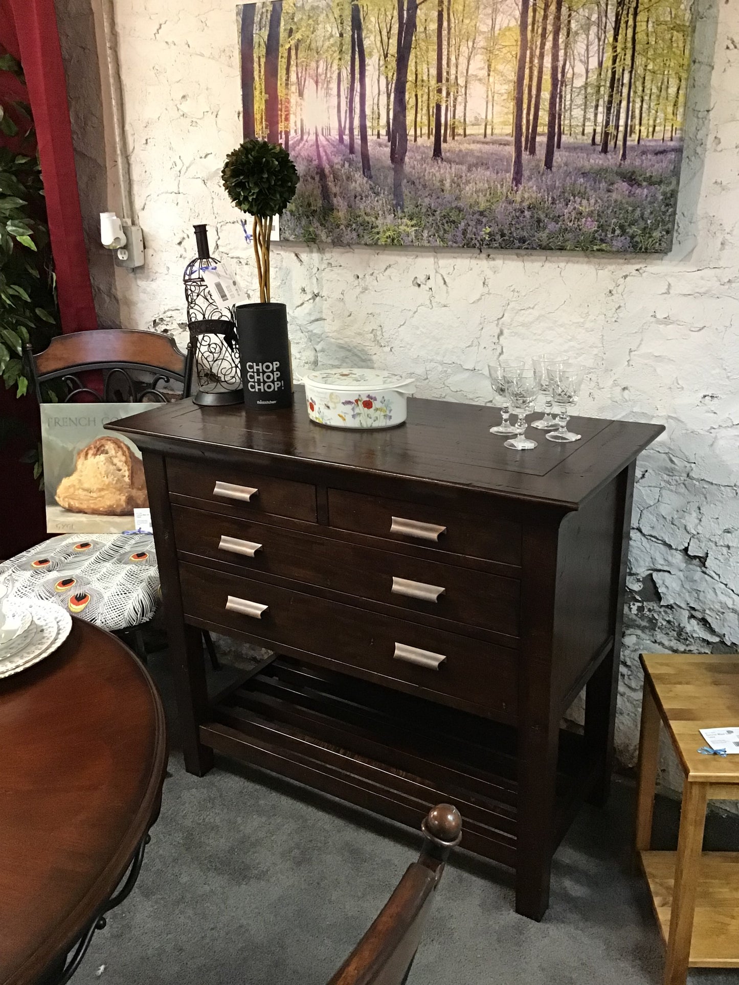 Hammary Dark Wood Sideboard