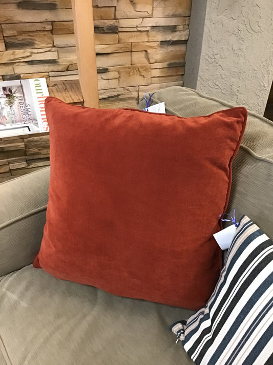 Burnt Orange Throw Pillow