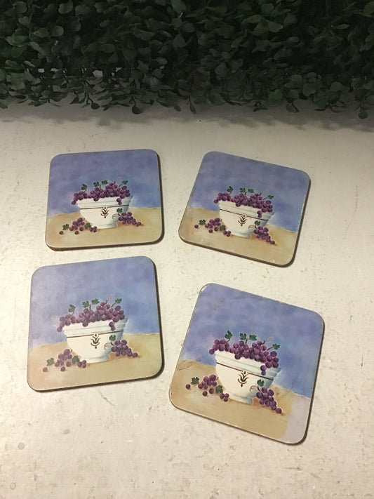 Vintage Pimpernel Grape Coasters