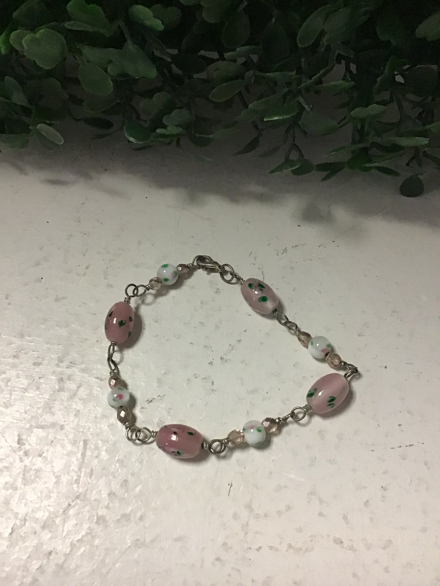 Vintage Hand Painted Bracelet