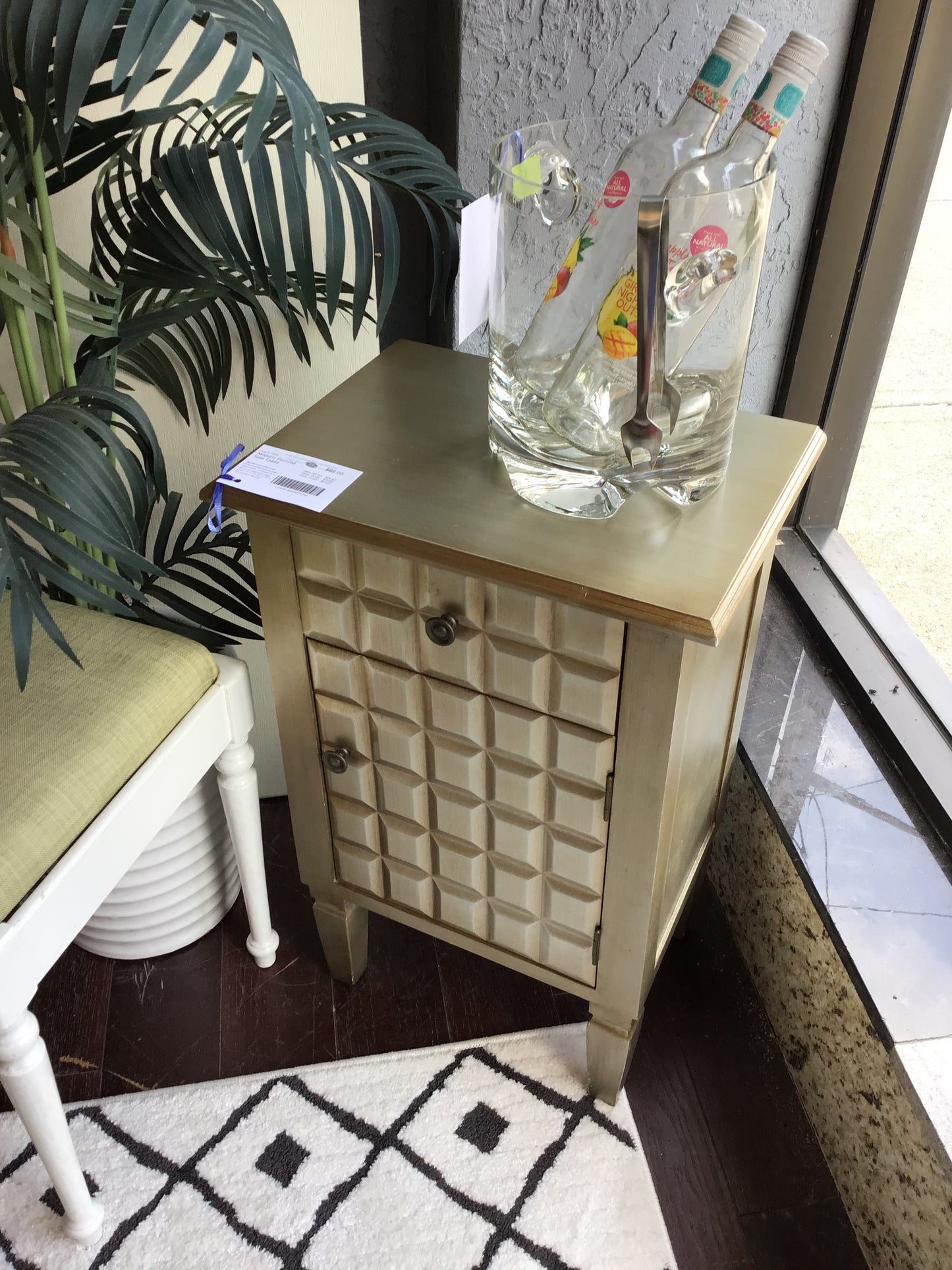 Modern Painted Side Table