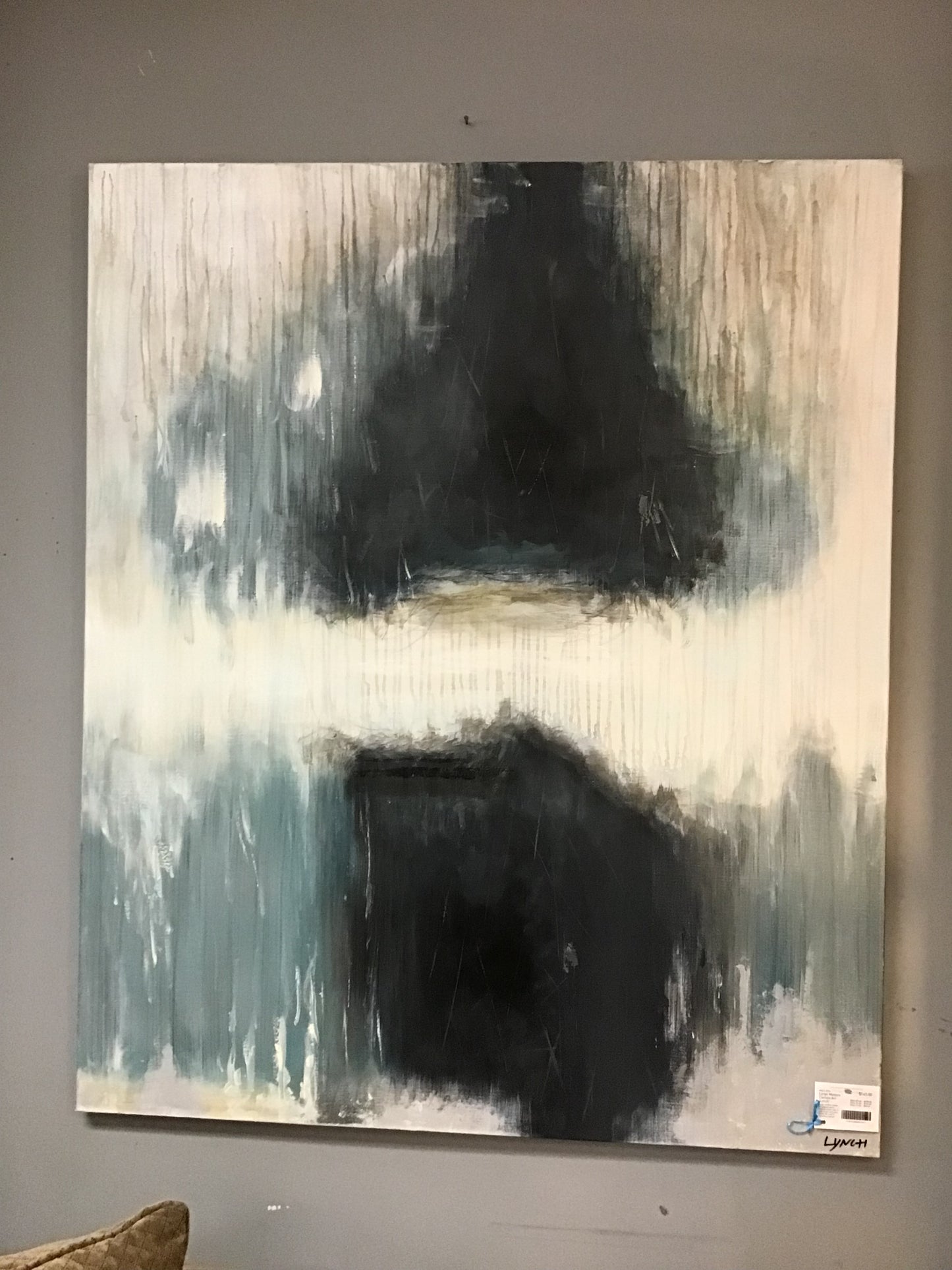 Large Modern Canvas Art- 'Lynch'