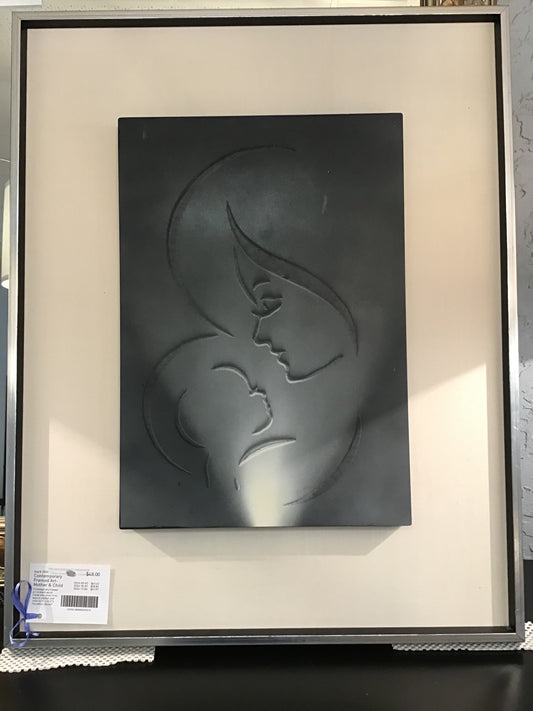 Contemporary Framed Art- Mother & Child