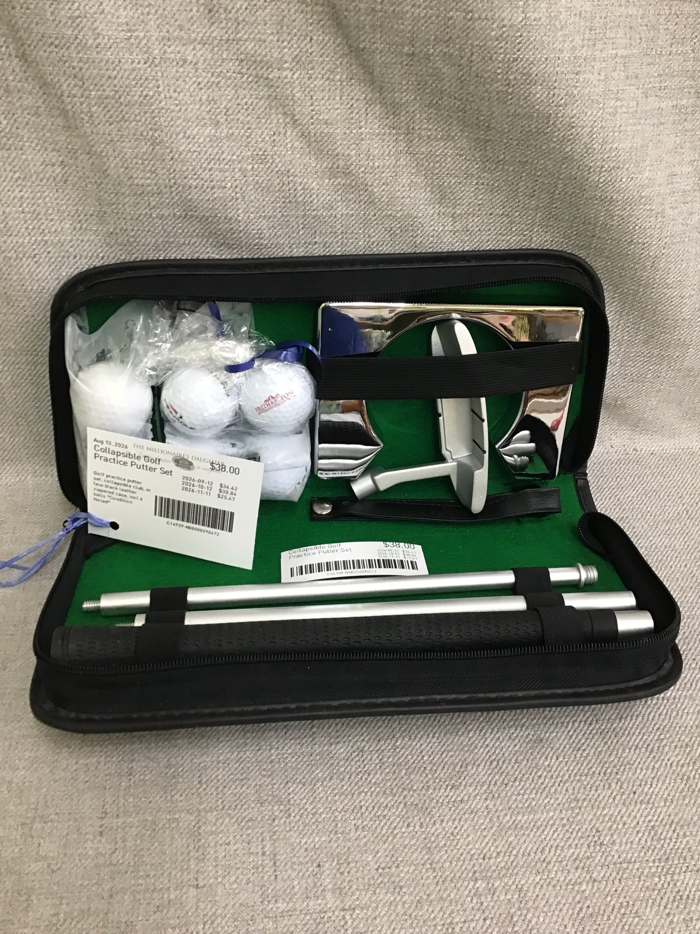 Collapsible Golf Practice Putter Set