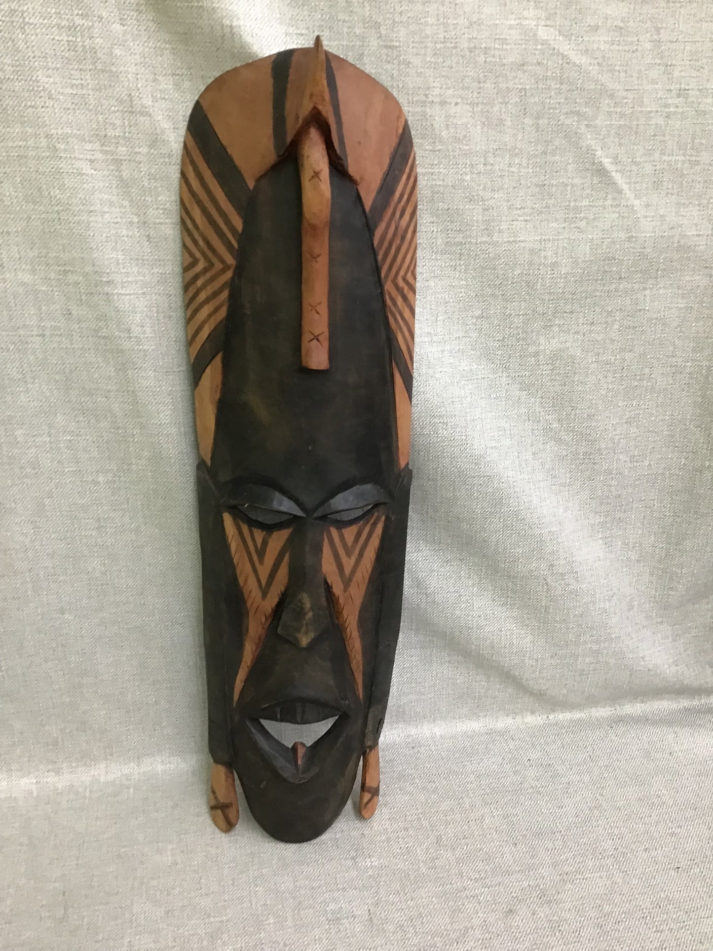 Decorative Hand Painted Wooden Mask