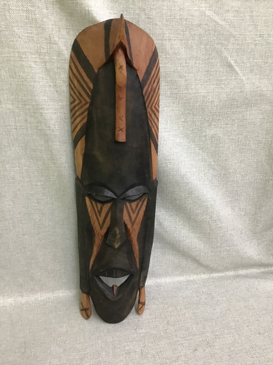 Decorative Hand Painted Wooden Mask