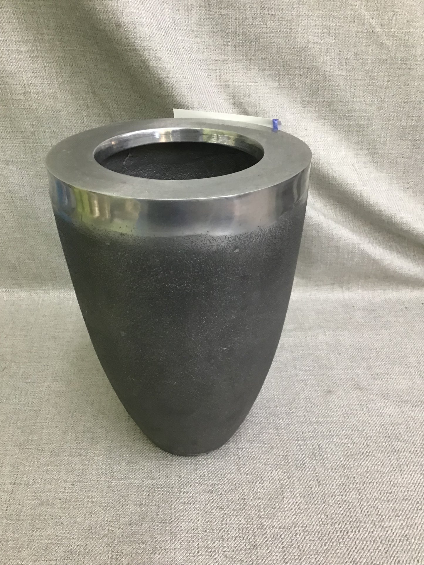 Eatons Textured Metal Planter