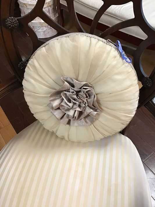 Round Throw Pillow- 13.5"d