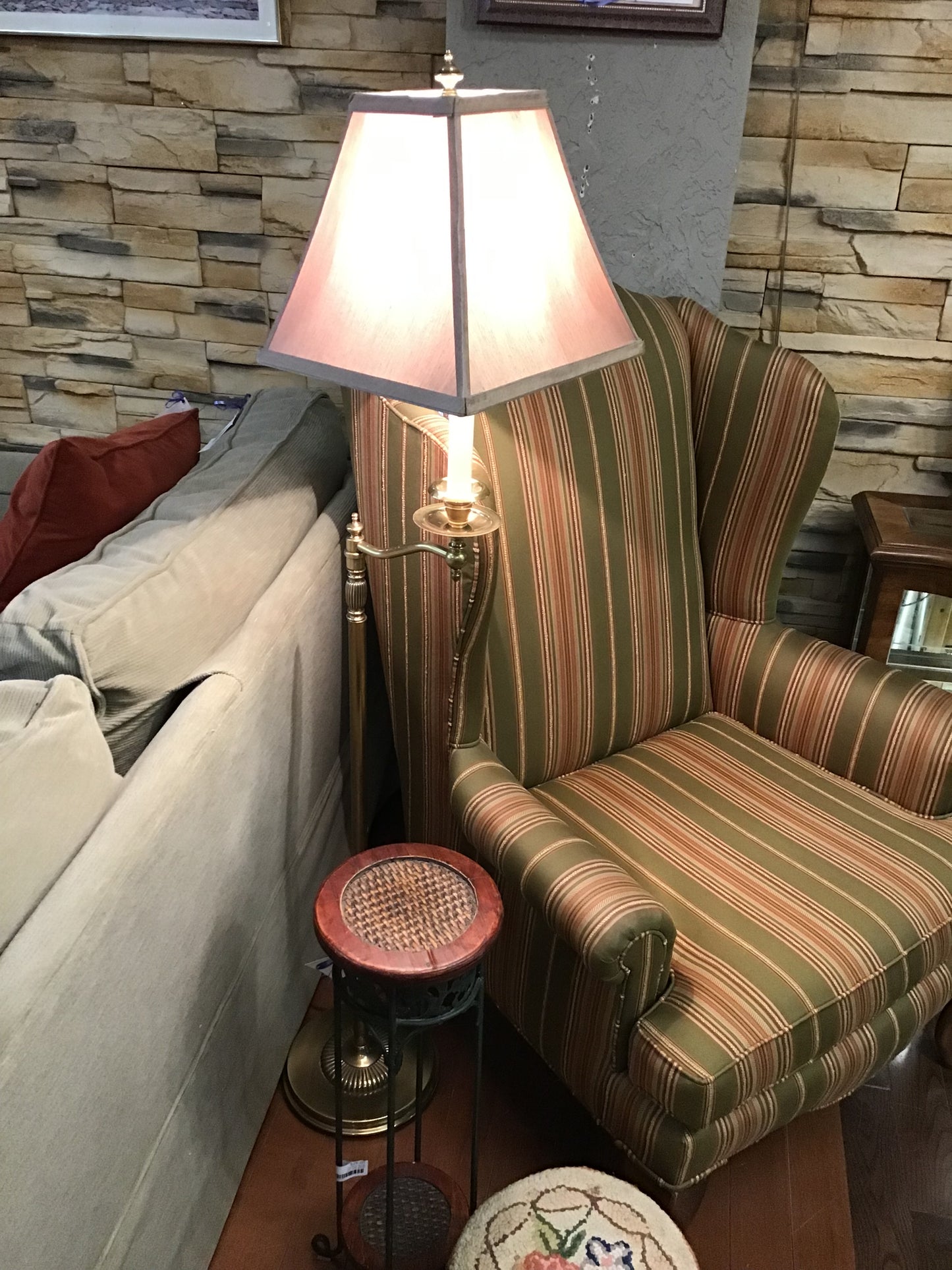 Vintage Swing Arm Floor Lamp