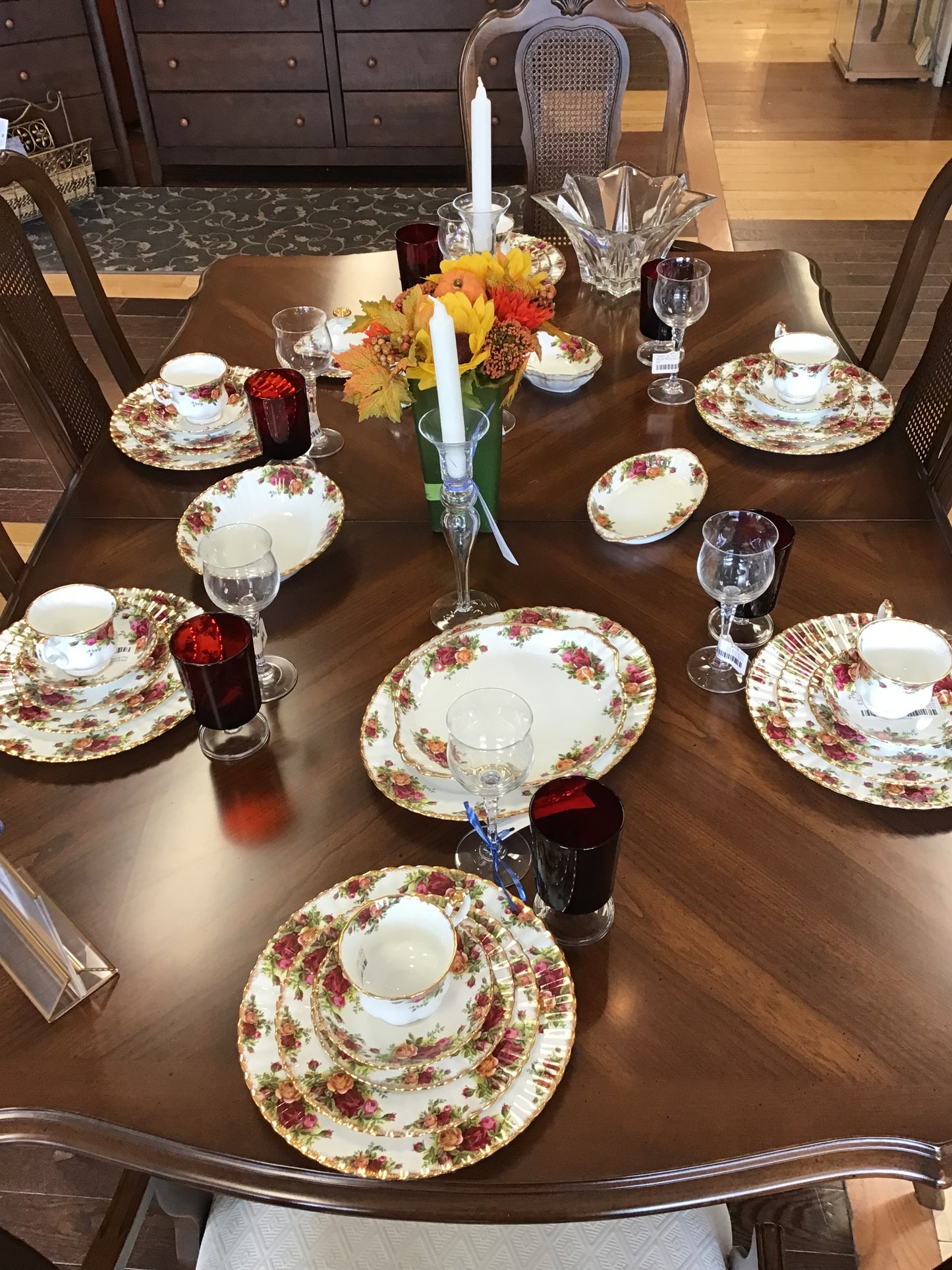 Old Country Roses 5pc Setting for 6