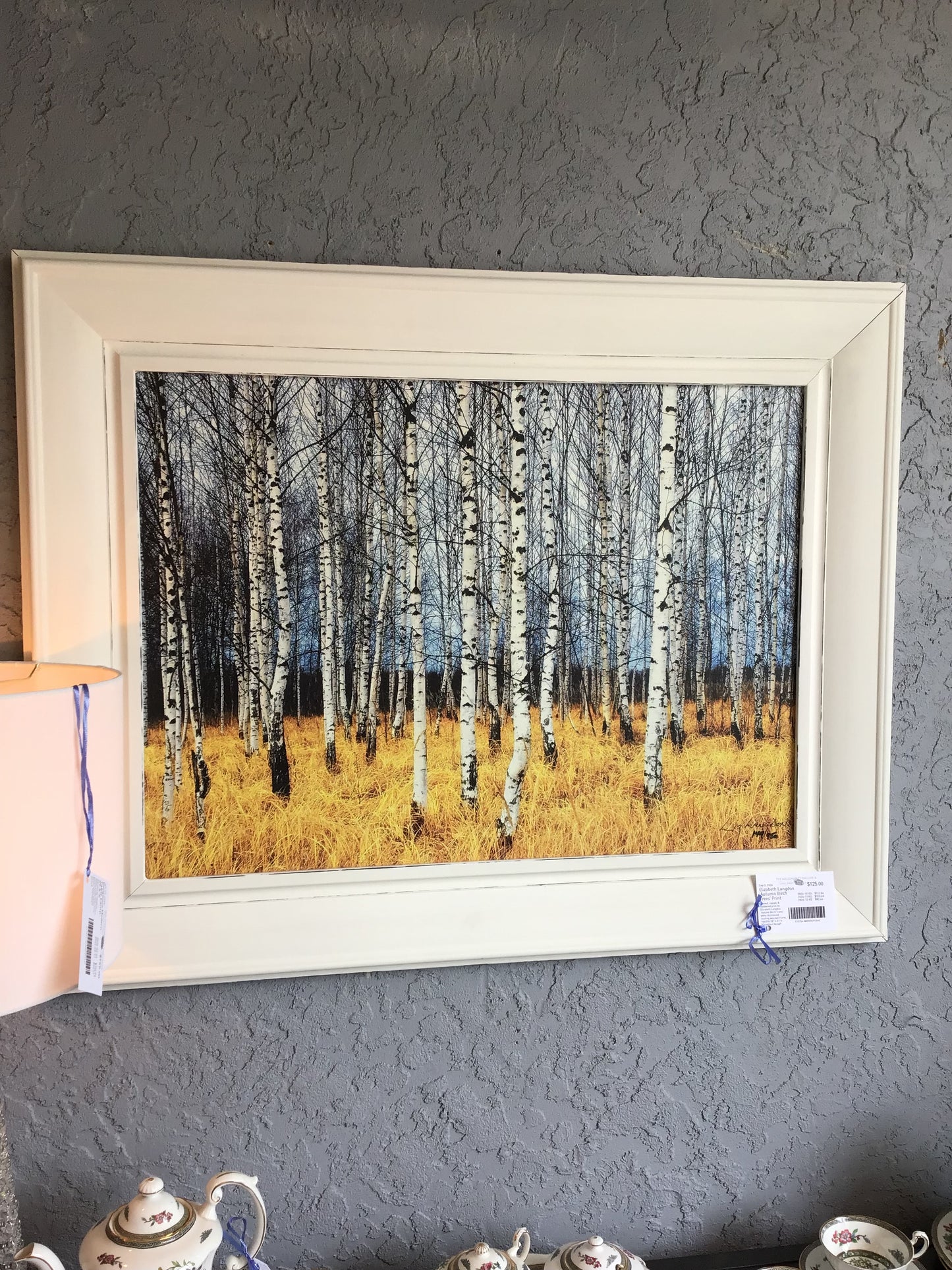 Elizabeth Langdon 'Autumn Birch Trees' Print