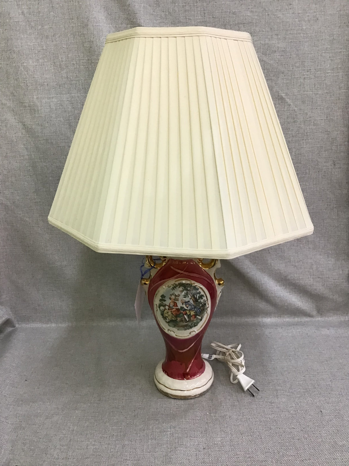 Victorian Boudoir Lamp- 22"h
