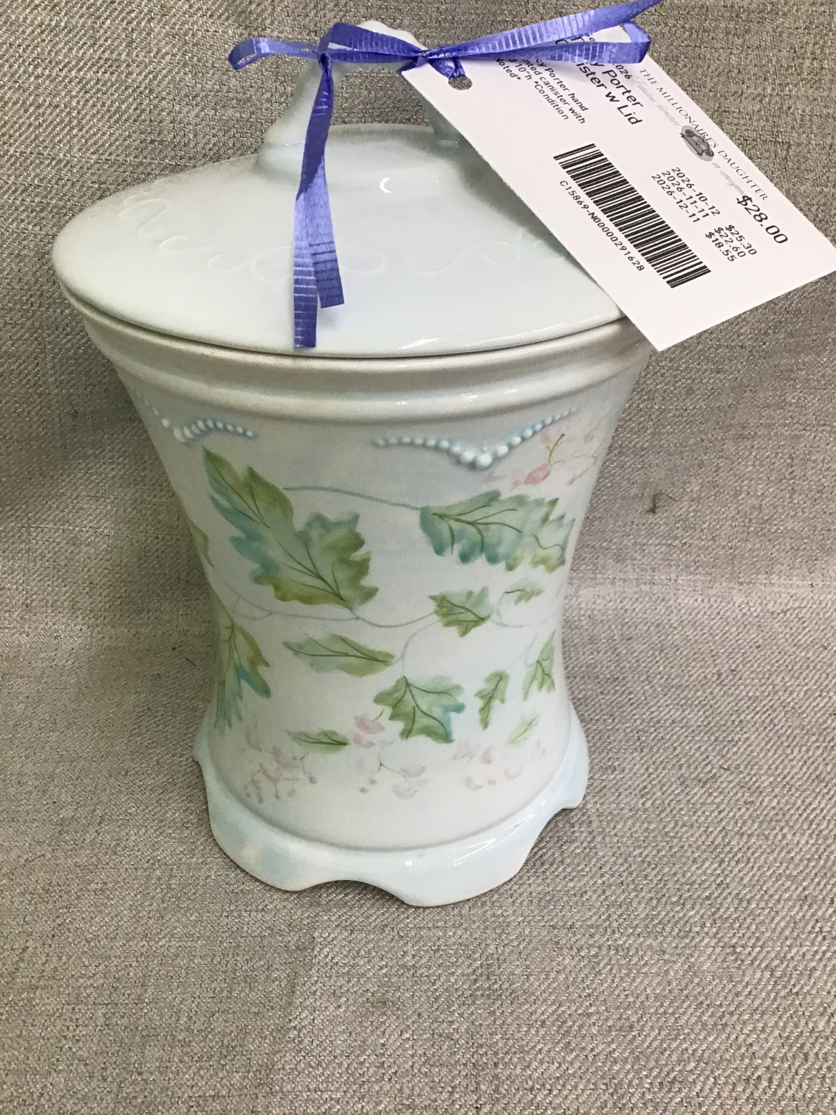 Tracy Porter Canister w Lid