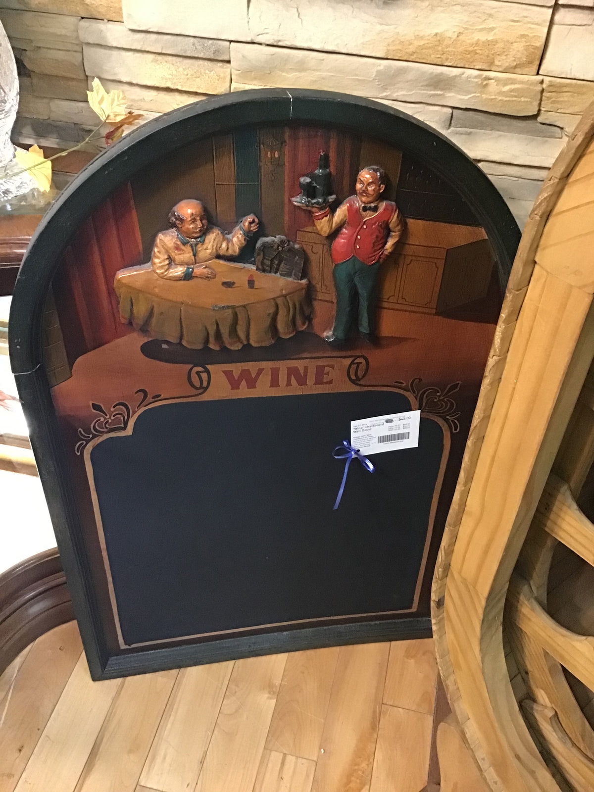 'Wine' Chalkboard Wall Decor