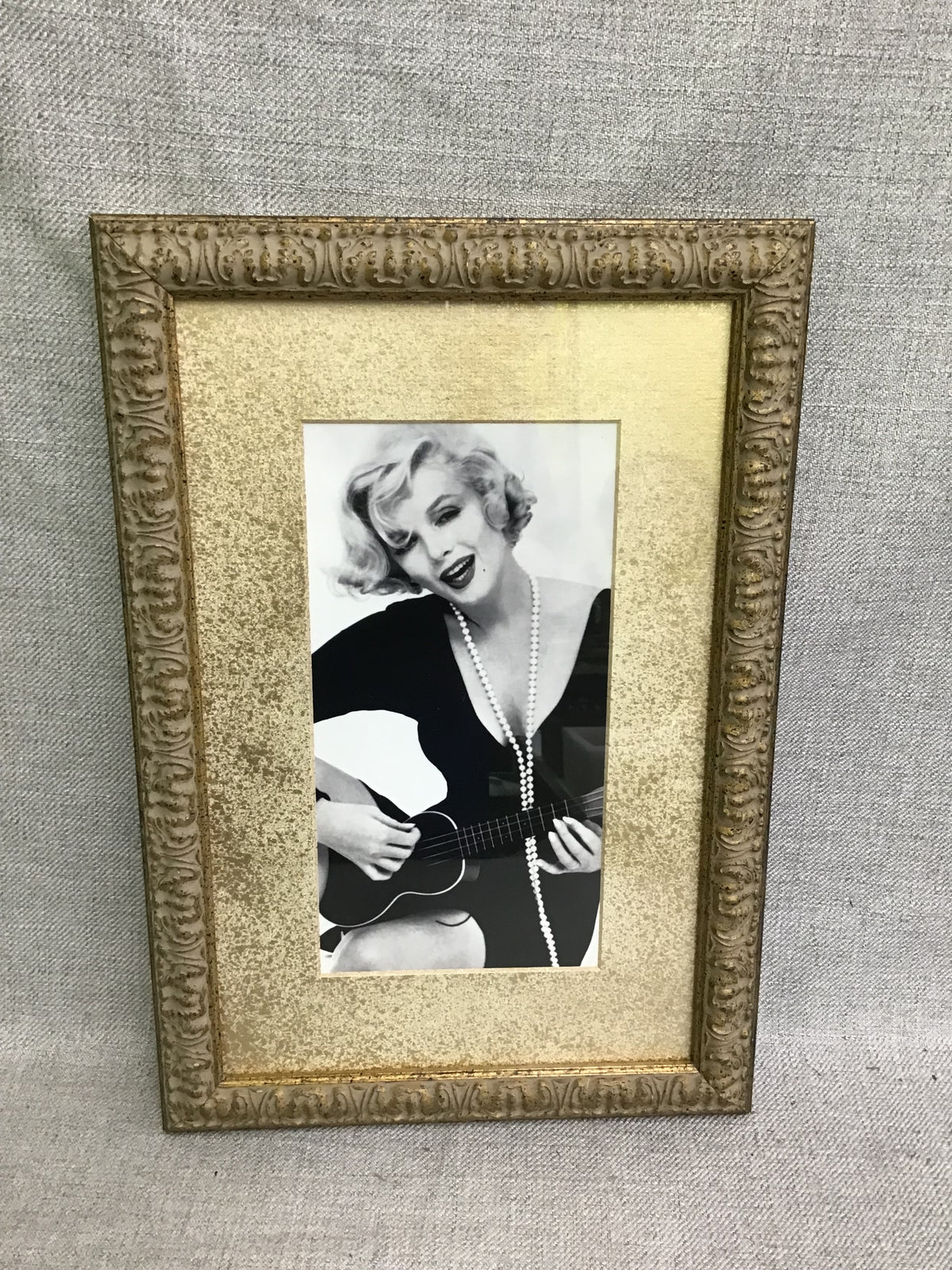 Framed Black & White Marilyn Monroe Photo