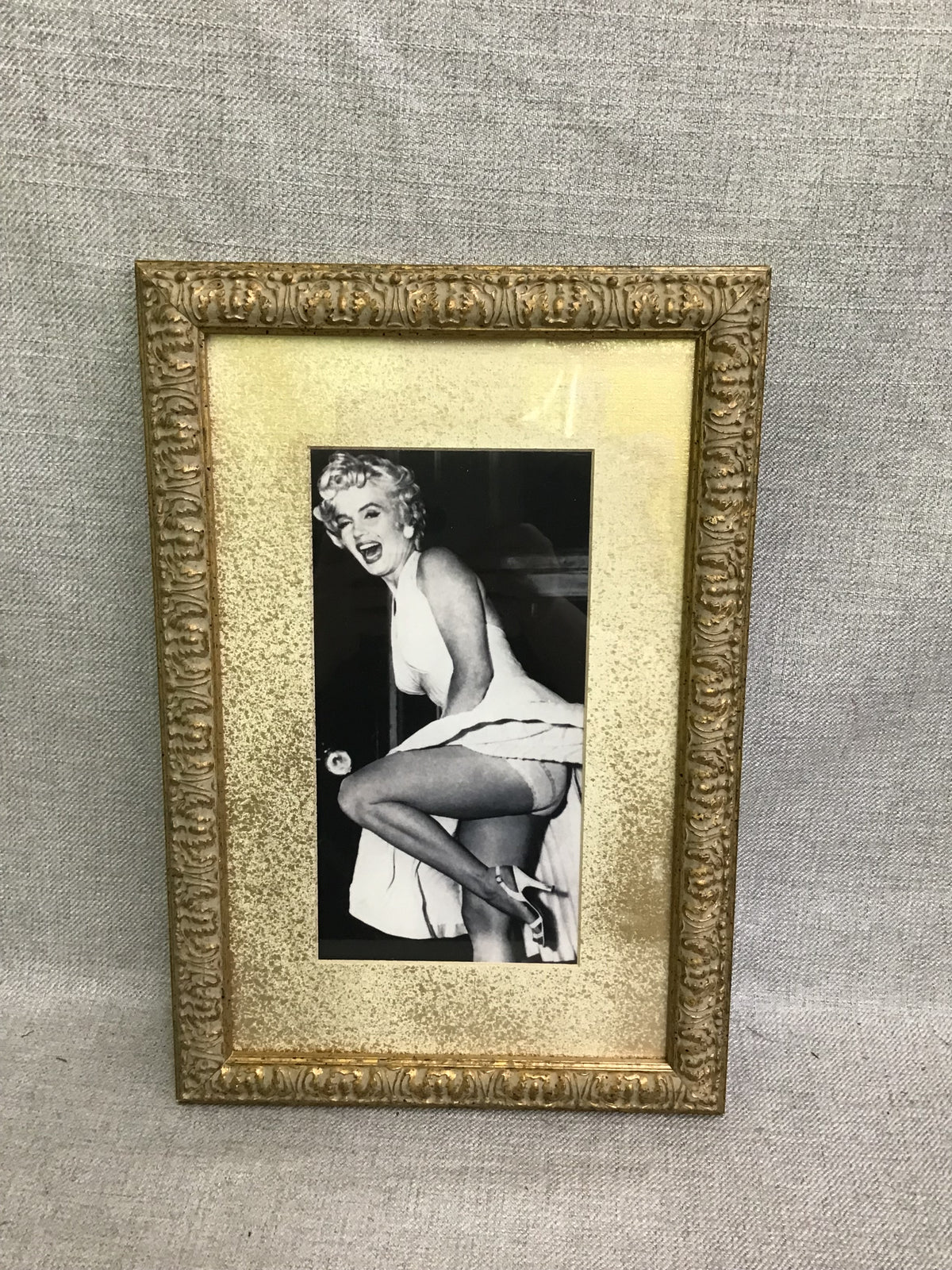 Framed Black & White Marilyn Monroe Photo