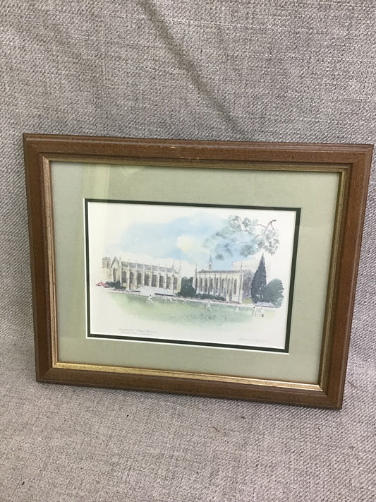 Framed Art- Cheltenham Cricket Festival