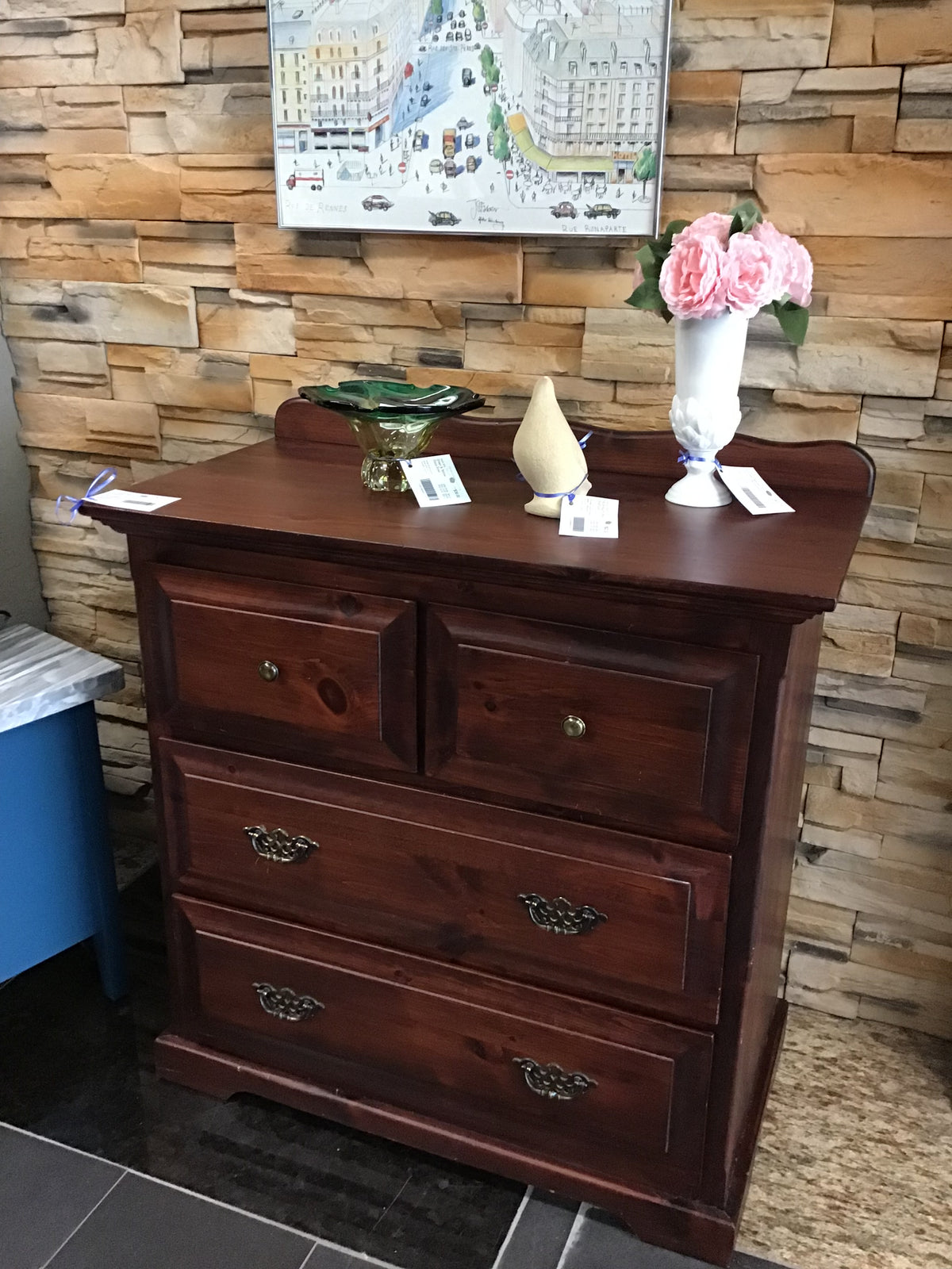 Vintage Solid Pine Dresser