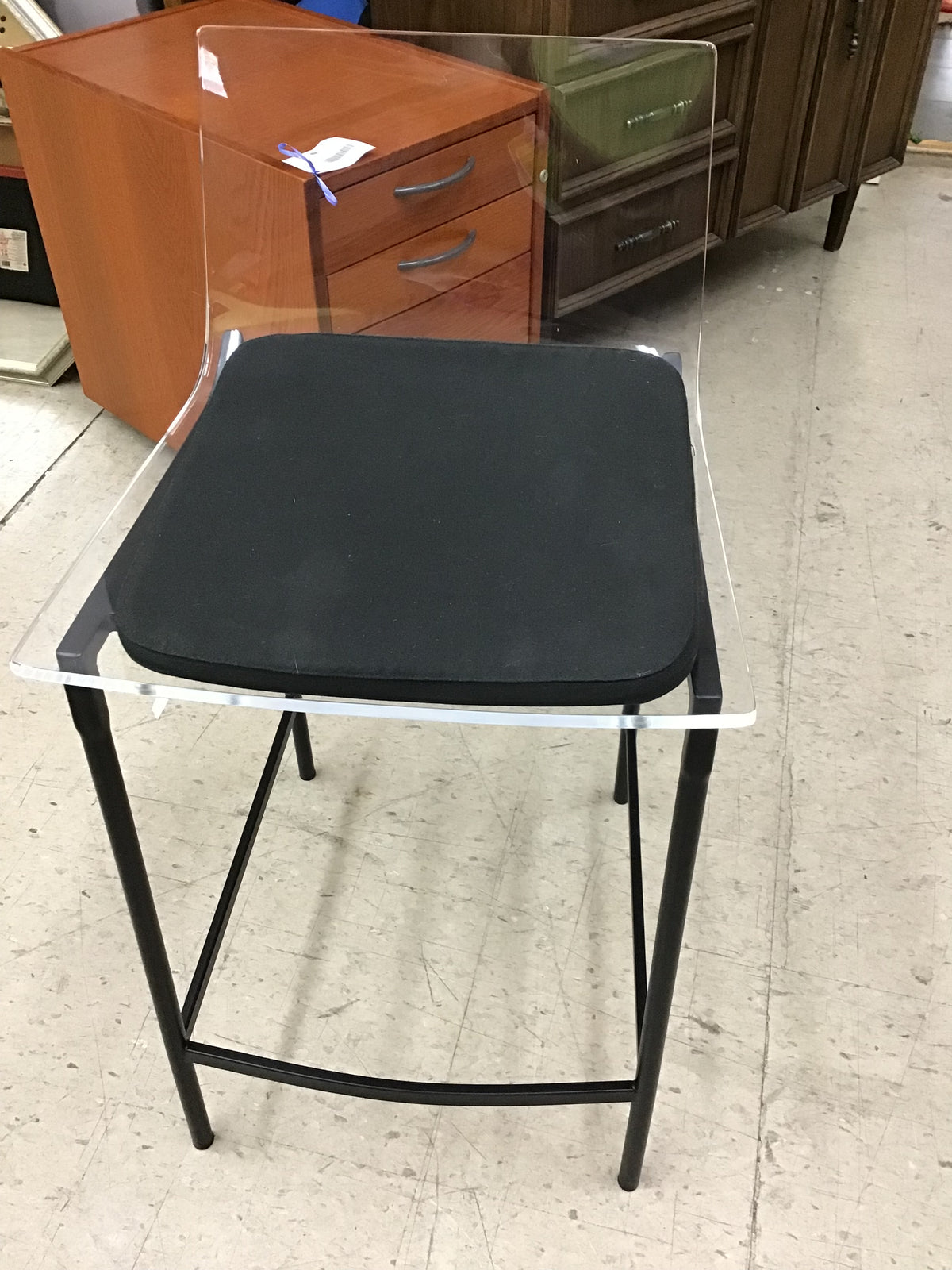CB2 Chiaro Clear Acrylic Counter Stool