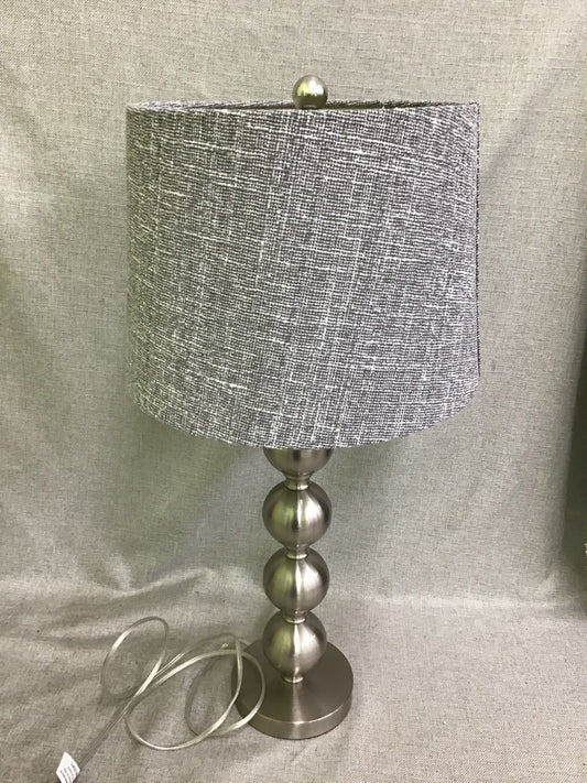 Modern Grey\Chrome Lamp