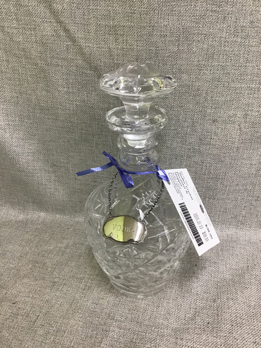 'Vodka' Crystal Decanter w Stopper