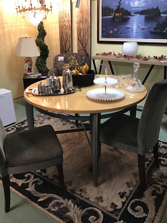 Modern Round Wood Dining Table