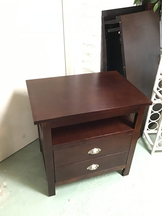 Dark Wood Night Table