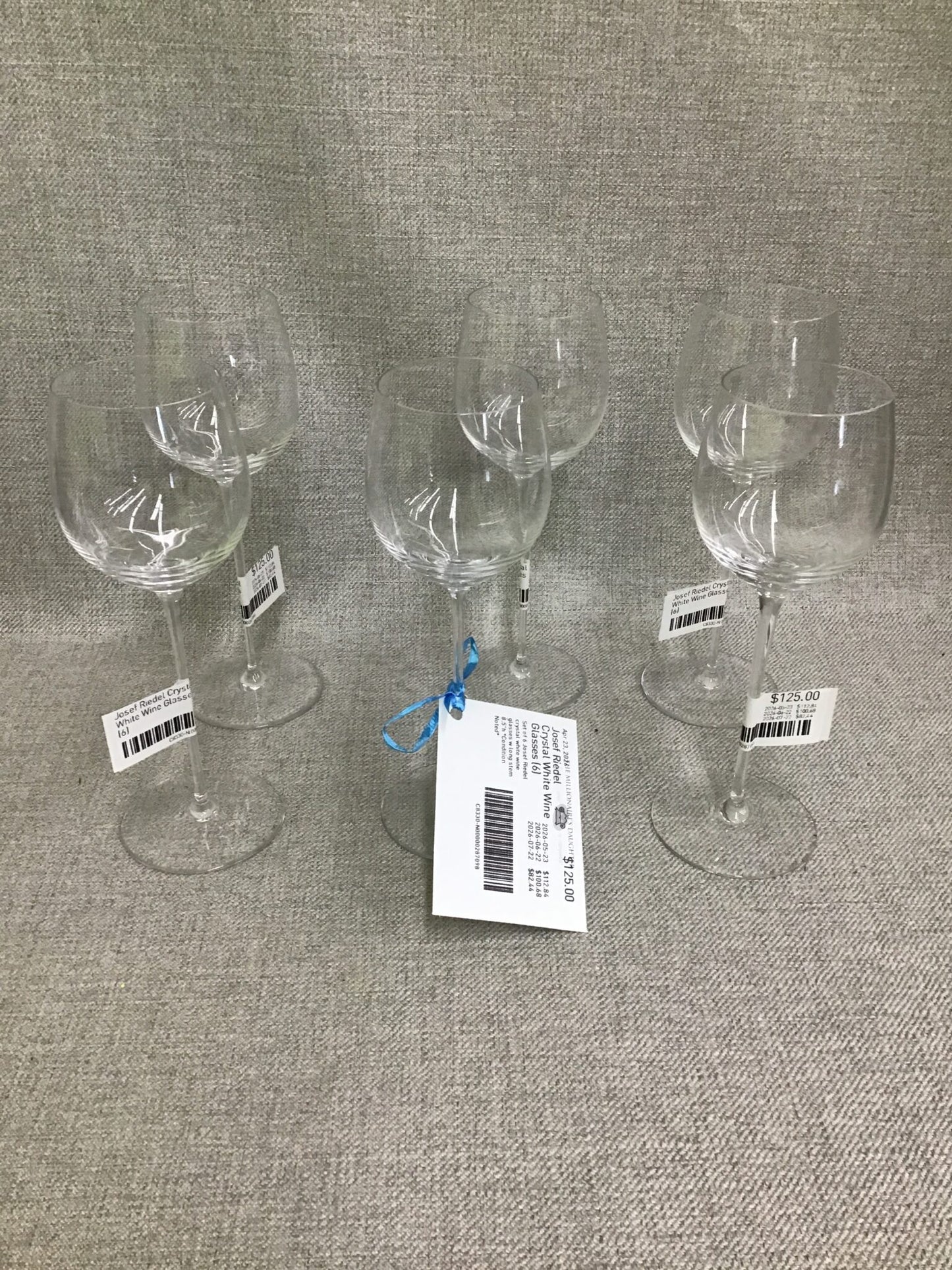 Josef Riedel Crystal White Wine Glasses (6)