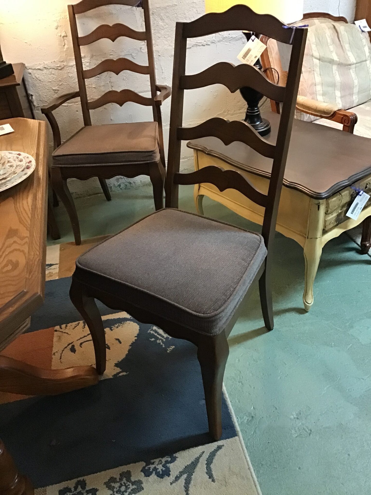Dark Wood Dining Chair