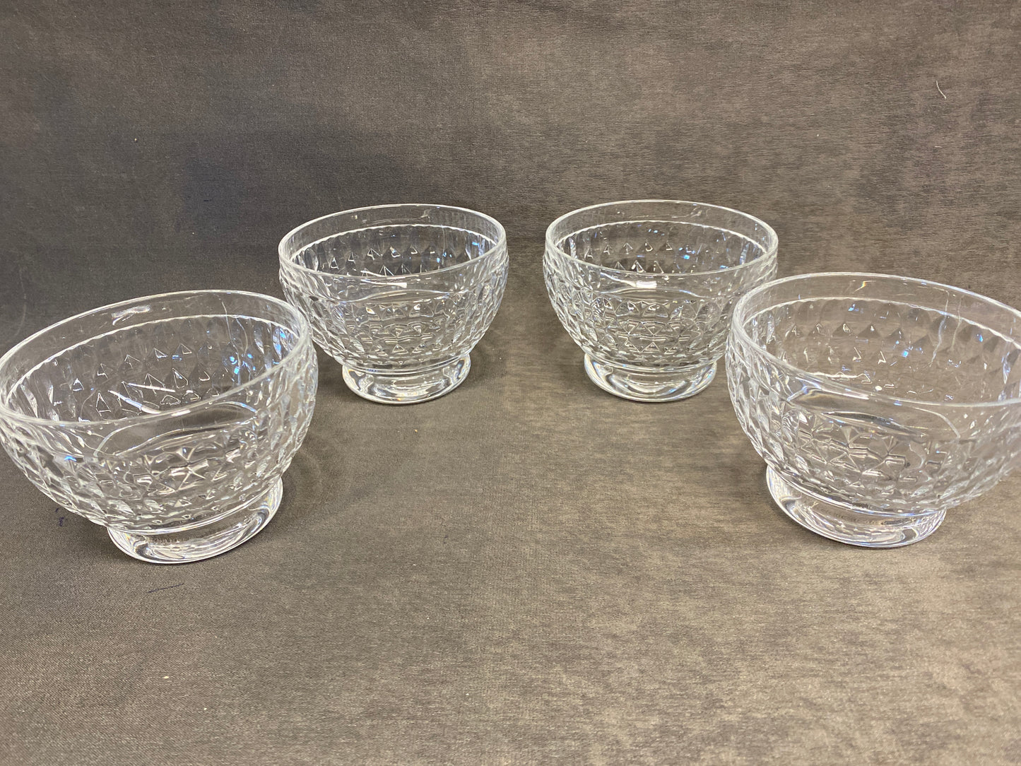 Set 4 Villeroy & Boch Glass Bowls