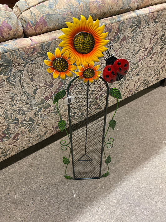 NEW! Koppers Metal Porch Sign - Sunflower
