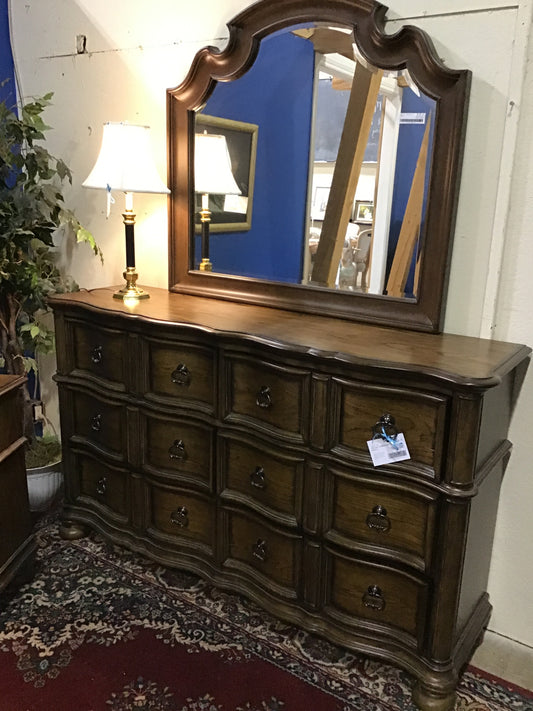 Dresser w/Beveled Mirror