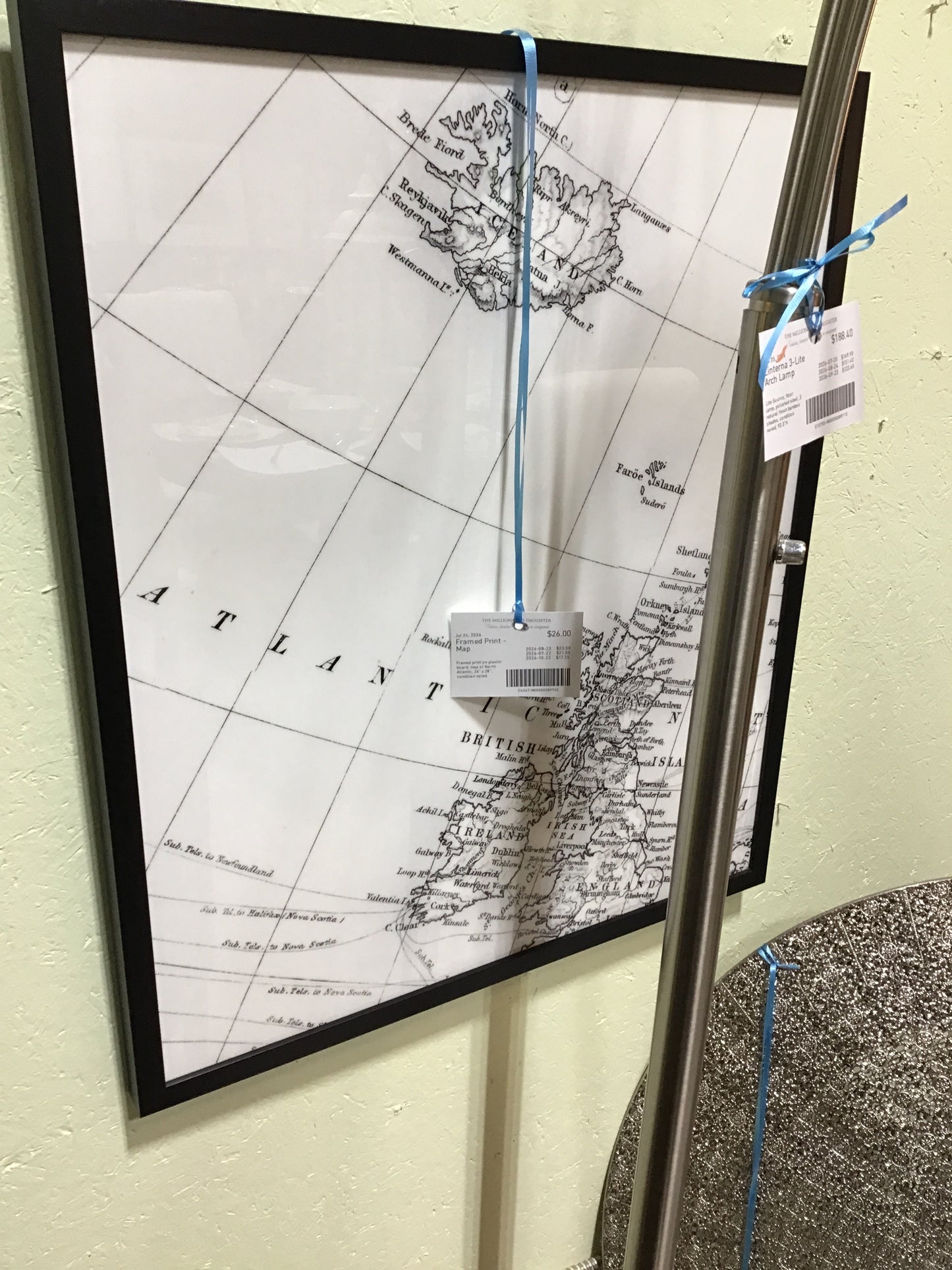 Framed Print - Map