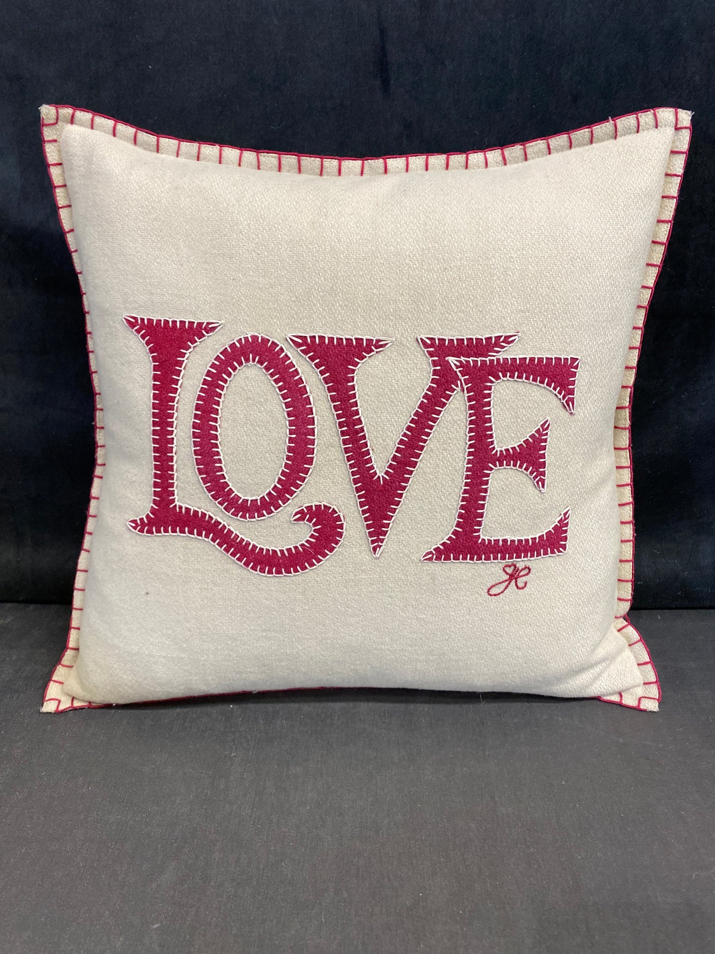 Jan Constantine Cushion - LOVE