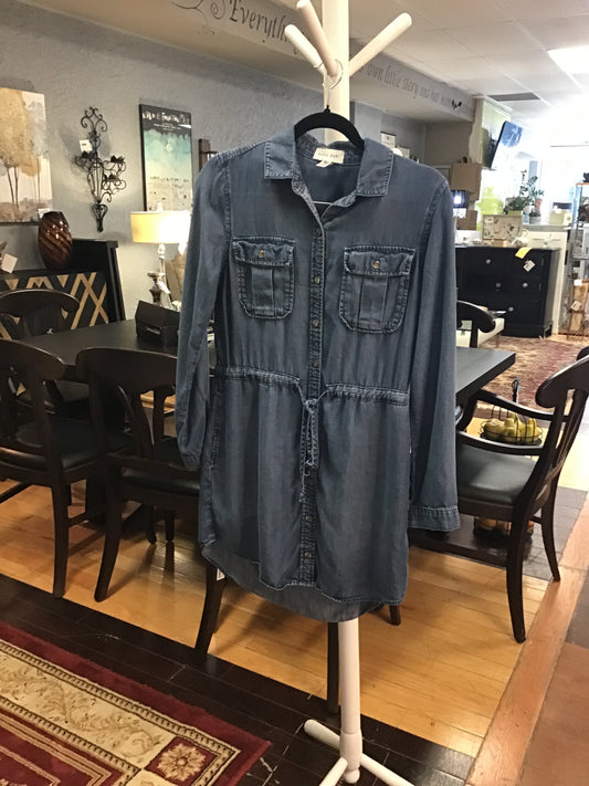 BELLA DAHL Jean Shirt Dress