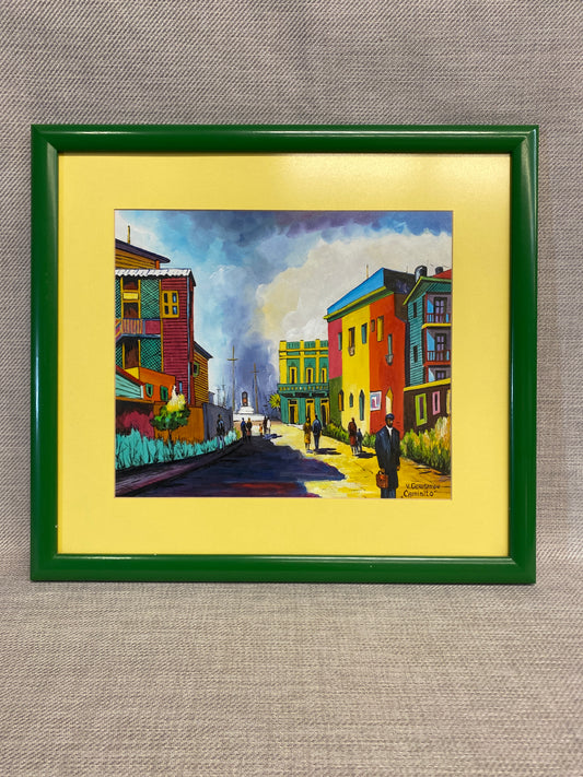 Framed Painting - Caminito