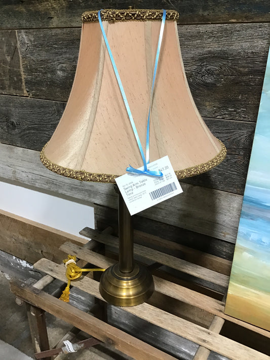 Swing Arm Table Lamp - Bronze Tone
