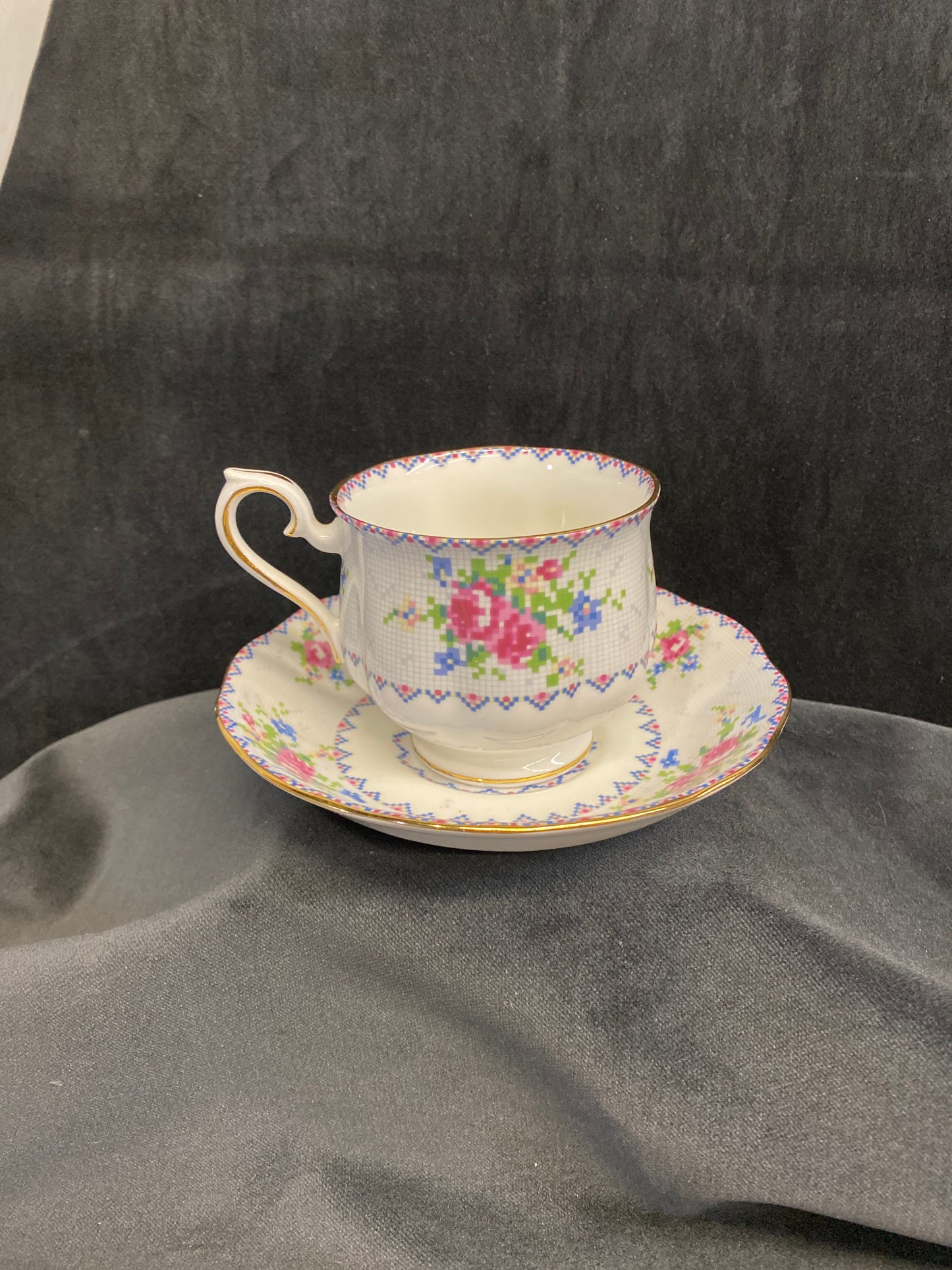 Royal Albert Teacup & Saucer - Petit Point