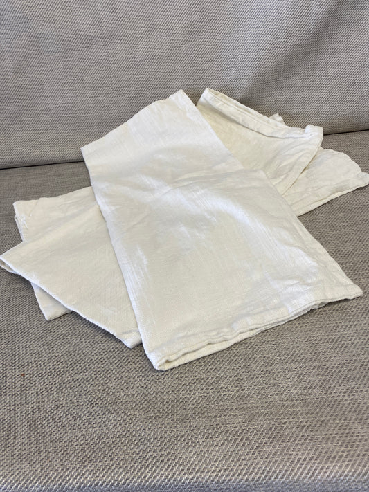 SET 3 Cushion Covers - White