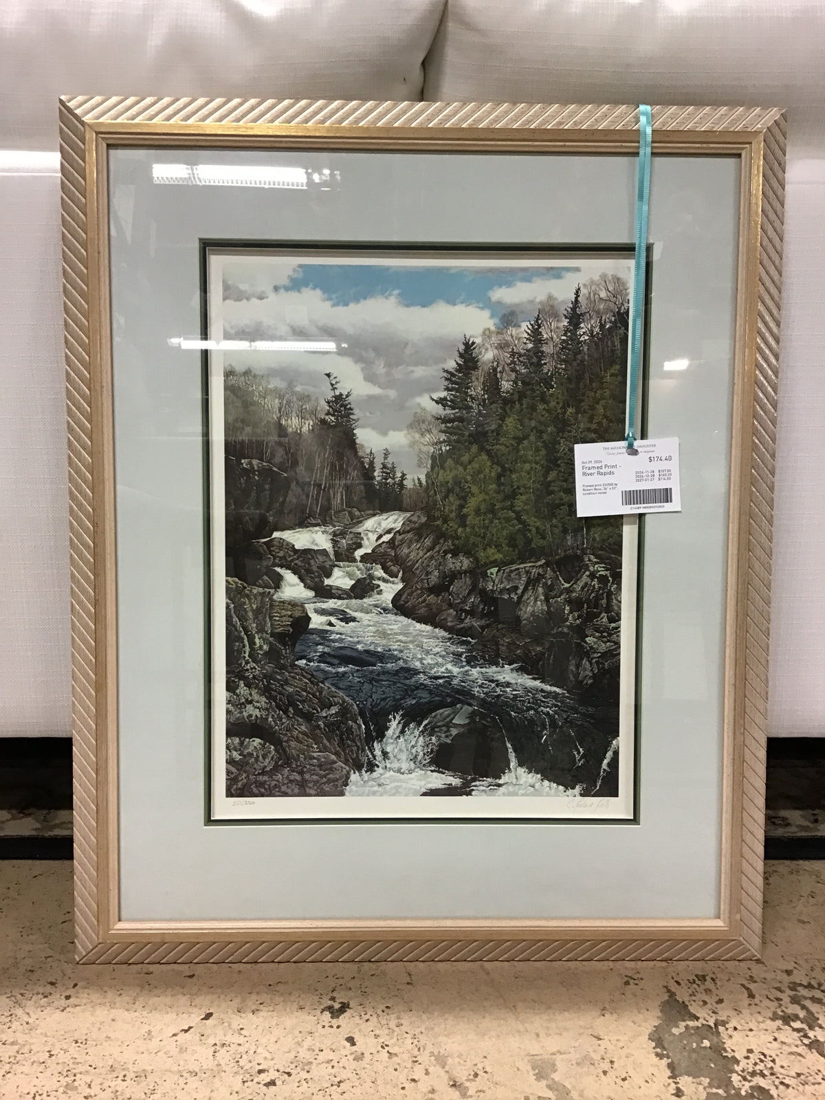 Framed Print - River Rapids