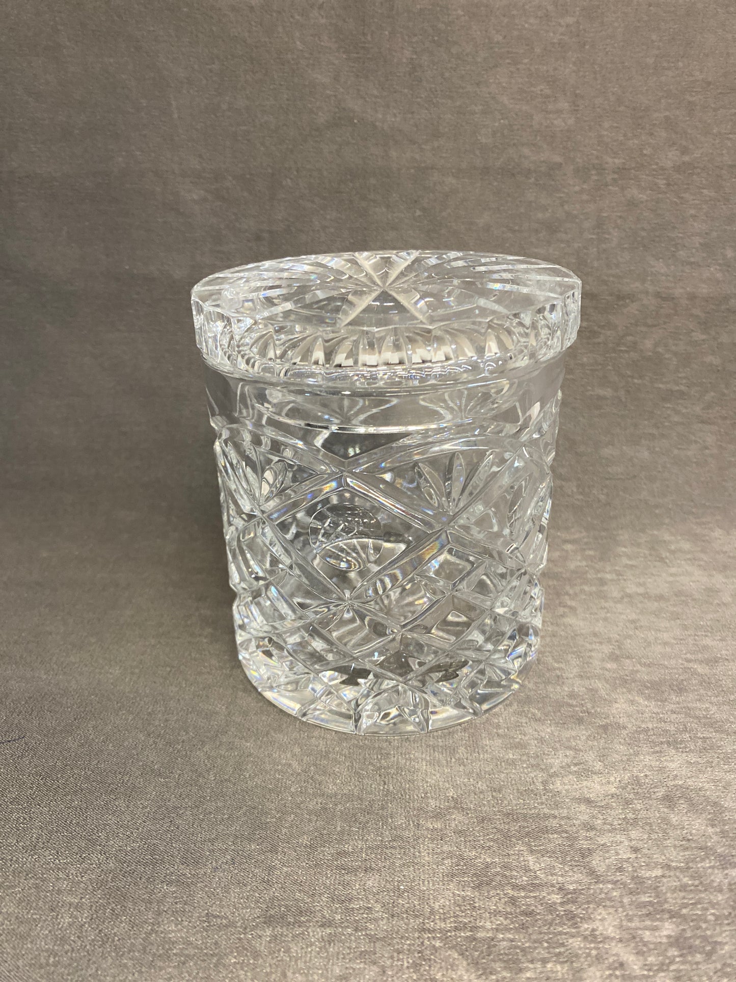 Crystal Lidded Jar