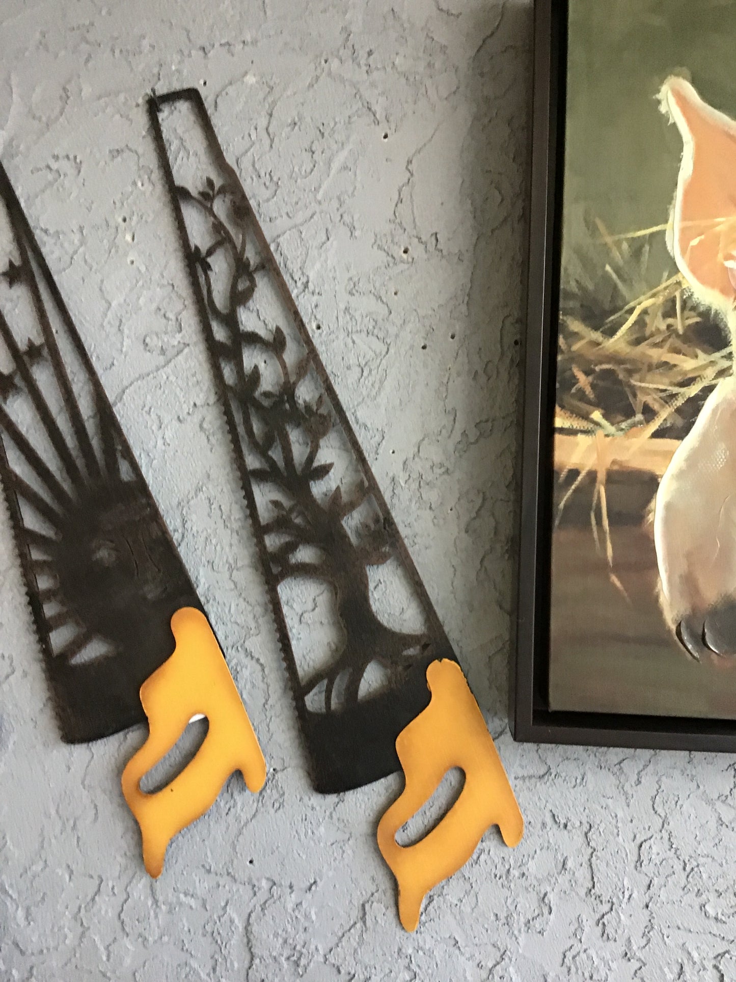 New! Metal Saw Sign- Tree Sign